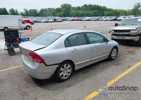 2006 Honda Civic Lx из США, поврежденный, VIN 1HGFA16586L101974